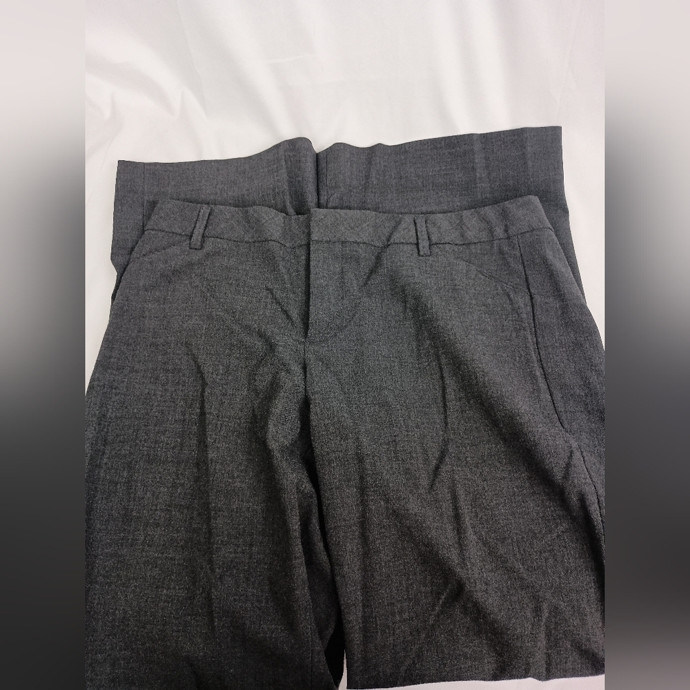 GAP Solid Gray Perfect Trousers‎ Office Work Business Slacks Sz 8